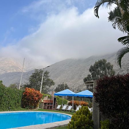San Jeronimo River Lodge Lunahuaná エクステリア 写真