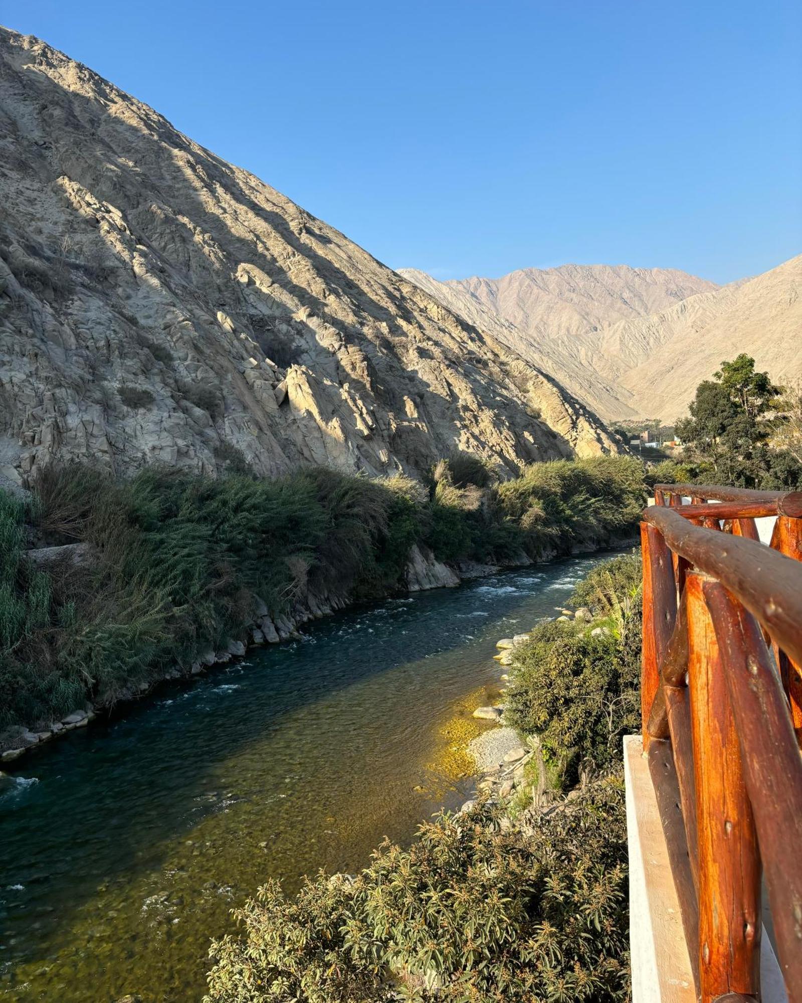 San Jeronimo River Lodge Lunahuaná エクステリア 写真